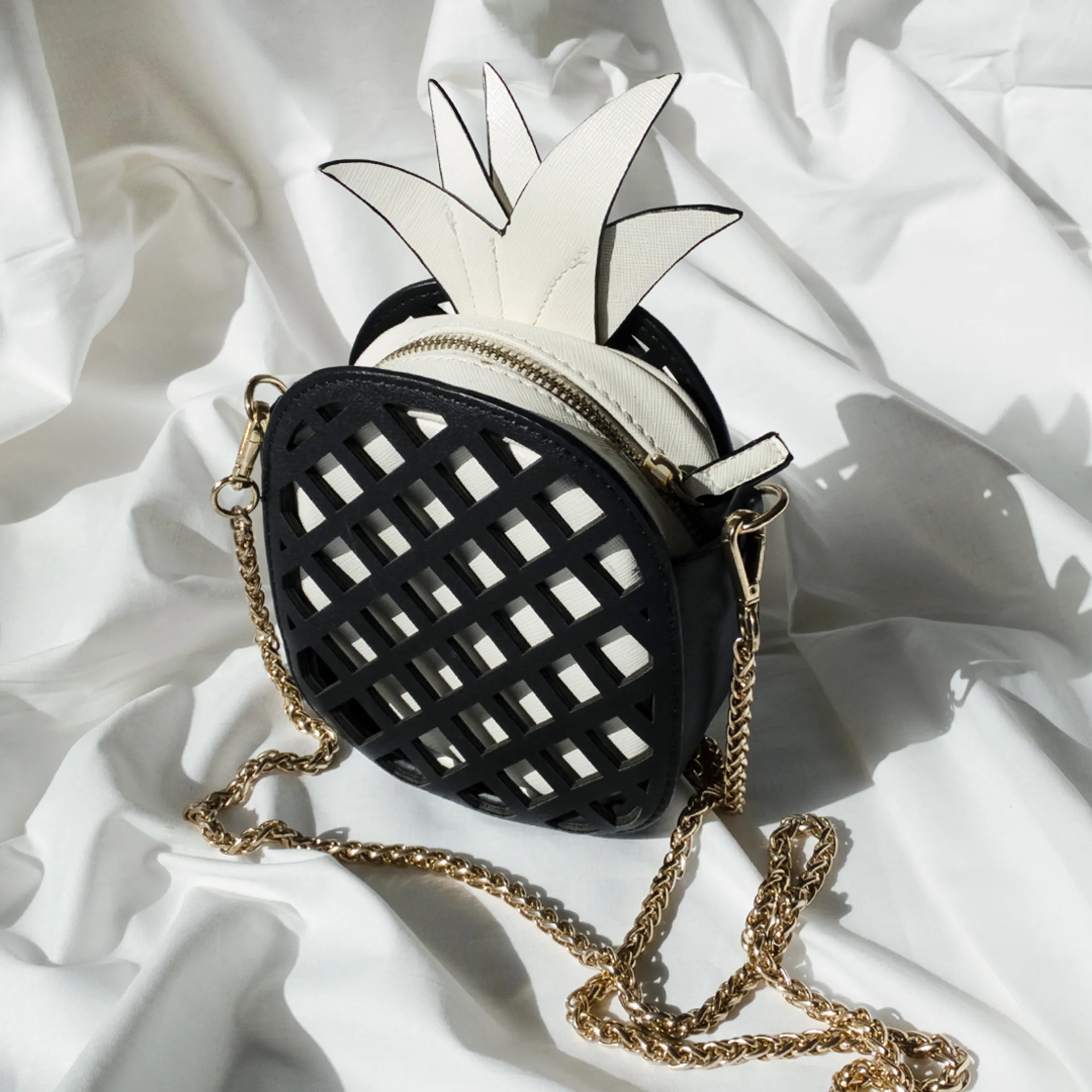 Product photography pineapple bag