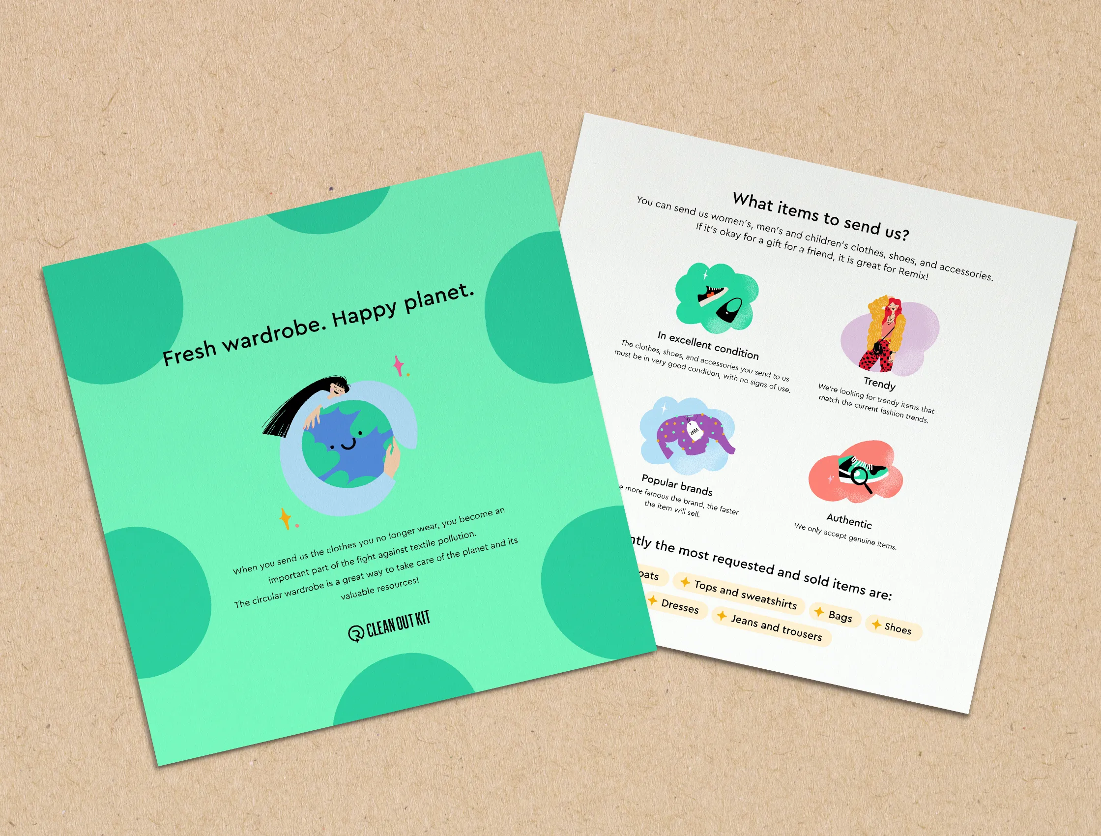 Clean Out print materials